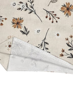 Women's Relaxed Floral V-Neck Jumper for Light Layering