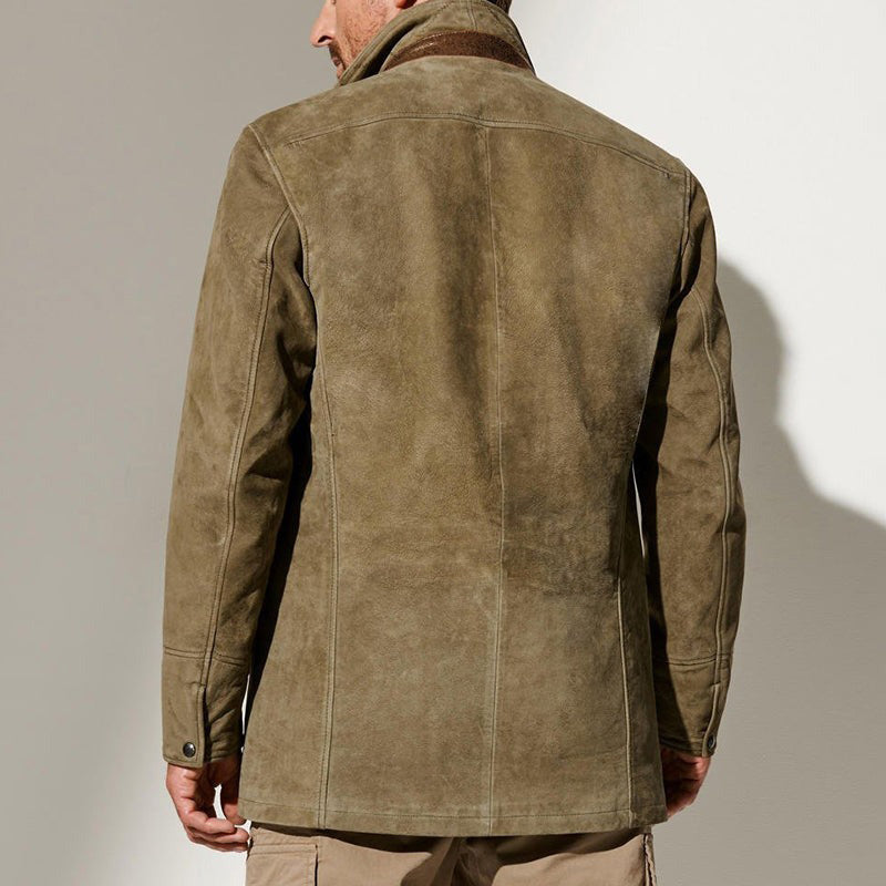 Men's Versatile Button-Front Blazer for Office and Weekend