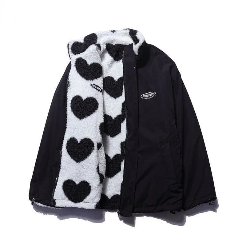 Women's Relaxed Hip-Length Zip Jacket with Plush Fleece Lining