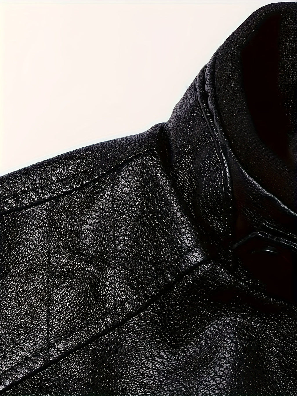Men's Timeless Zip-Pocket Biker Jacket for Cool Days