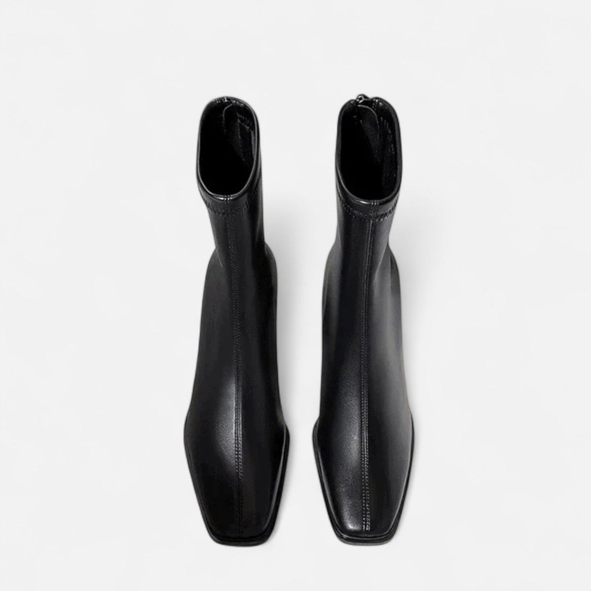 Women's Square-Toe Winter Ankle Boots with Cosy Lining