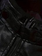 Men's Timeless Zip-Pocket Biker Jacket for Cool Days