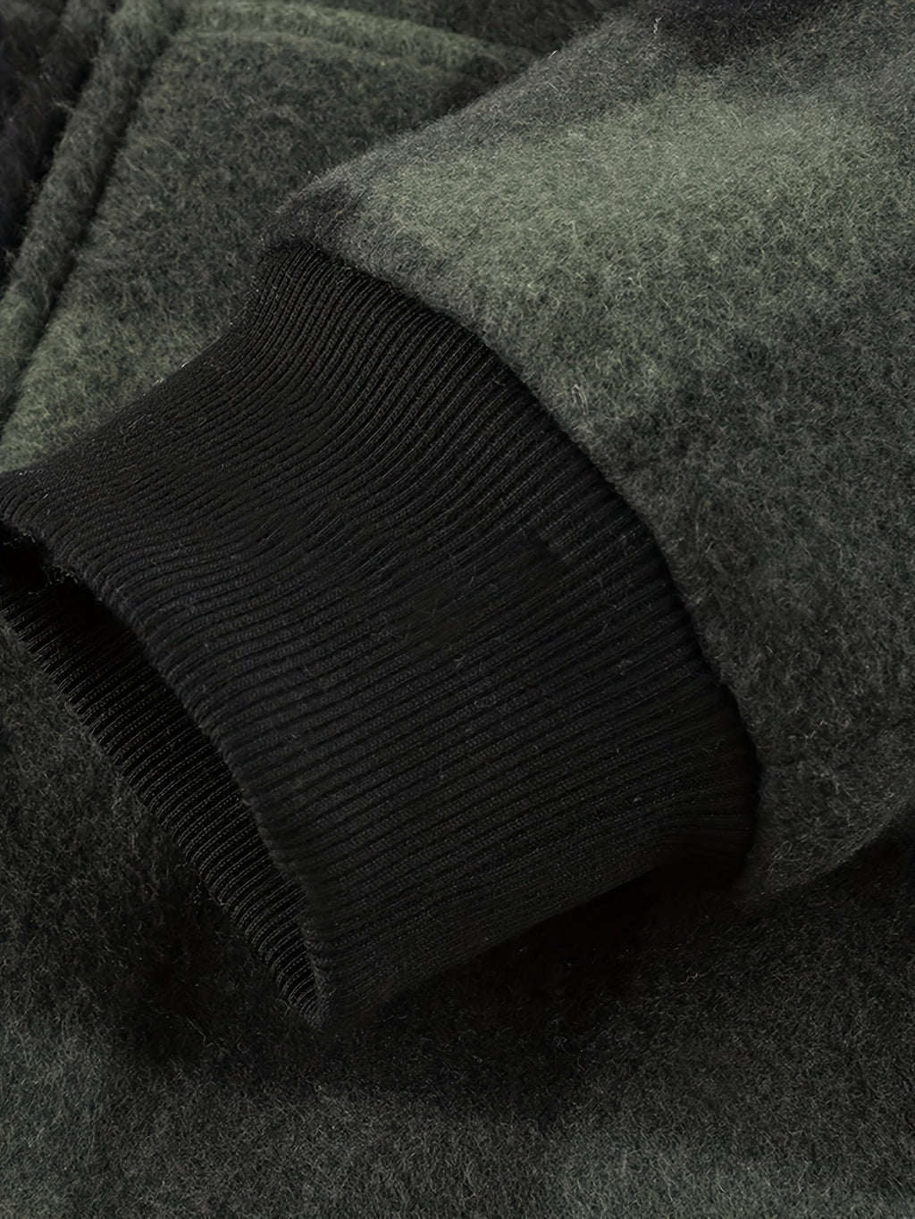 Men's Easy-Fit Hooded Jacket with Plush Lining and Front Pockets