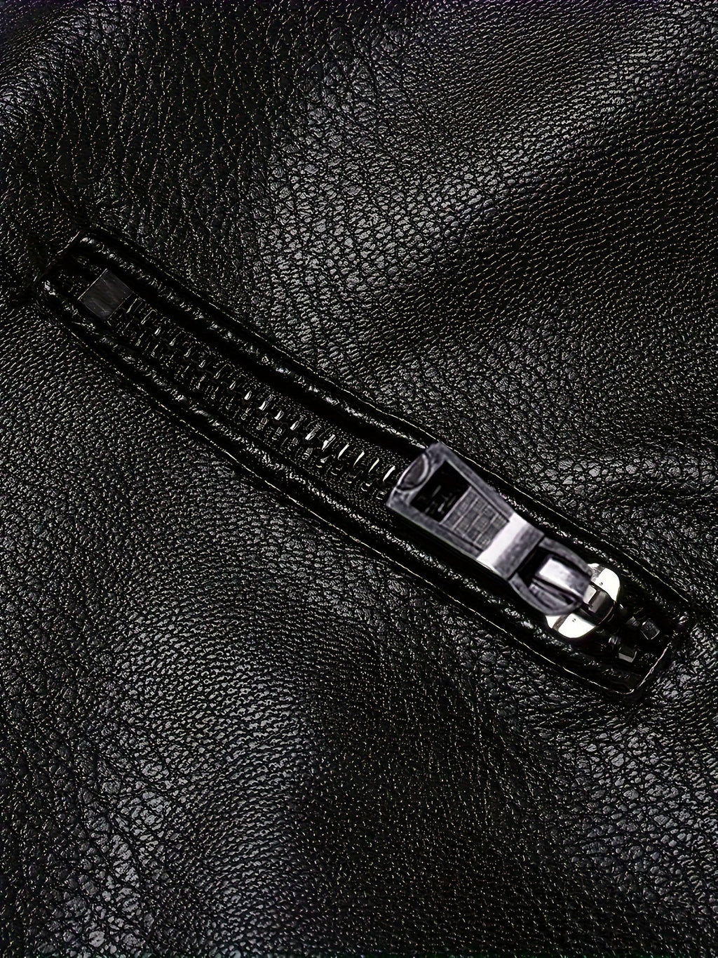 Men's Timeless Zip-Pocket Biker Jacket for Cool Days