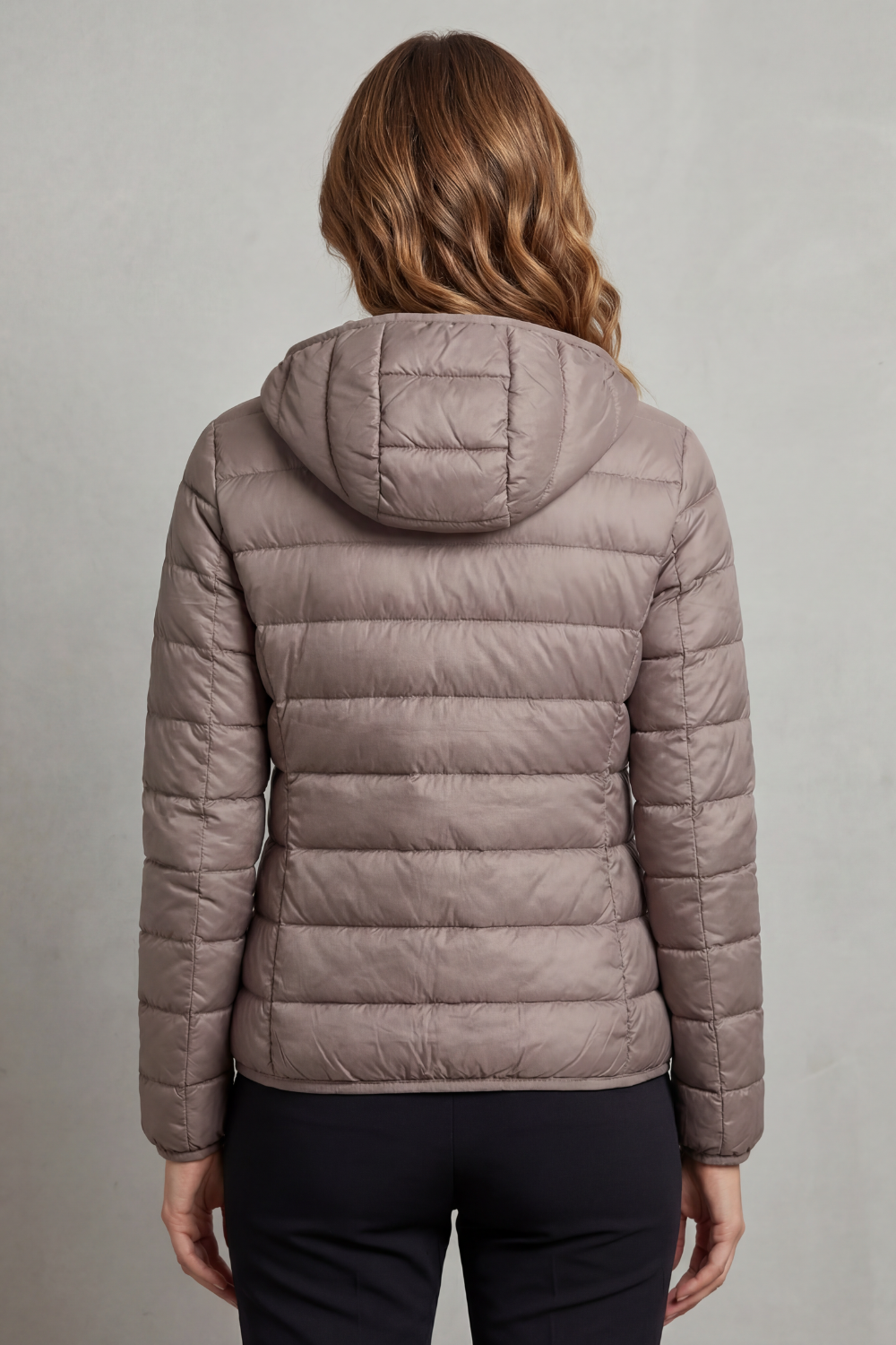 Women's Foldaway Ultralight Hooded Puffer for City Breaks