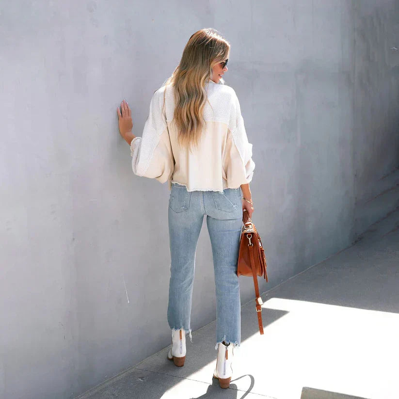 Women's Playful Fringe-Edge Short Jacket