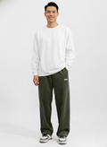Men's Streetwear Corduroy Trousers with Drawstring Waist - Green