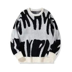 Men's Classic Knit Round Neck Jumper with Long Sleeves