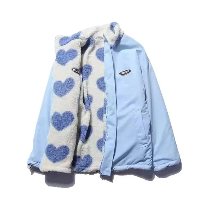Women's Relaxed Hip-Length Zip Jacket with Plush Fleece Lining