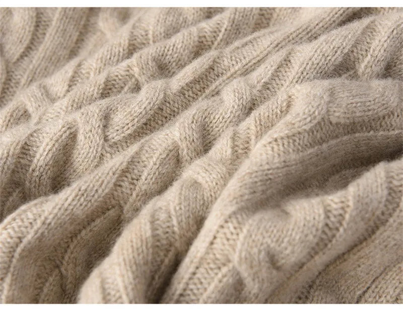 Men's Superfine 19.5 Micron Merino Wool Half-Zip Jumper