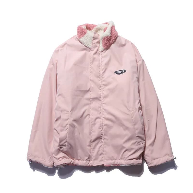 Women's Relaxed Hip-Length Zip Jacket with Plush Fleece Lining