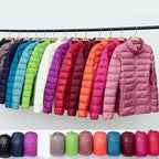 Women's Breathable Feather-Fill Raincoat that Packs into a Pouch