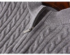 Men's Superfine 19.5 Micron Merino Wool Half-Zip Jumper