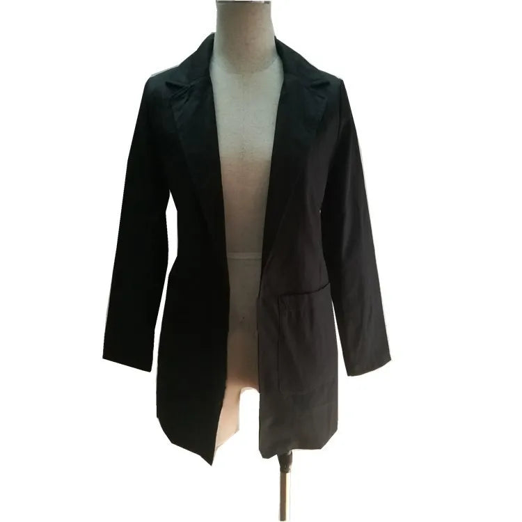 Women's Lightweight Slim Longline Blazer for Desk to Dinner