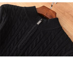 Men's Superfine 19.5 Micron Merino Wool Half-Zip Jumper