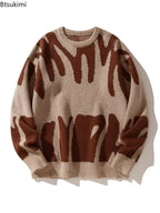Men's Classic Knit Round Neck Jumper with Long Sleeves
