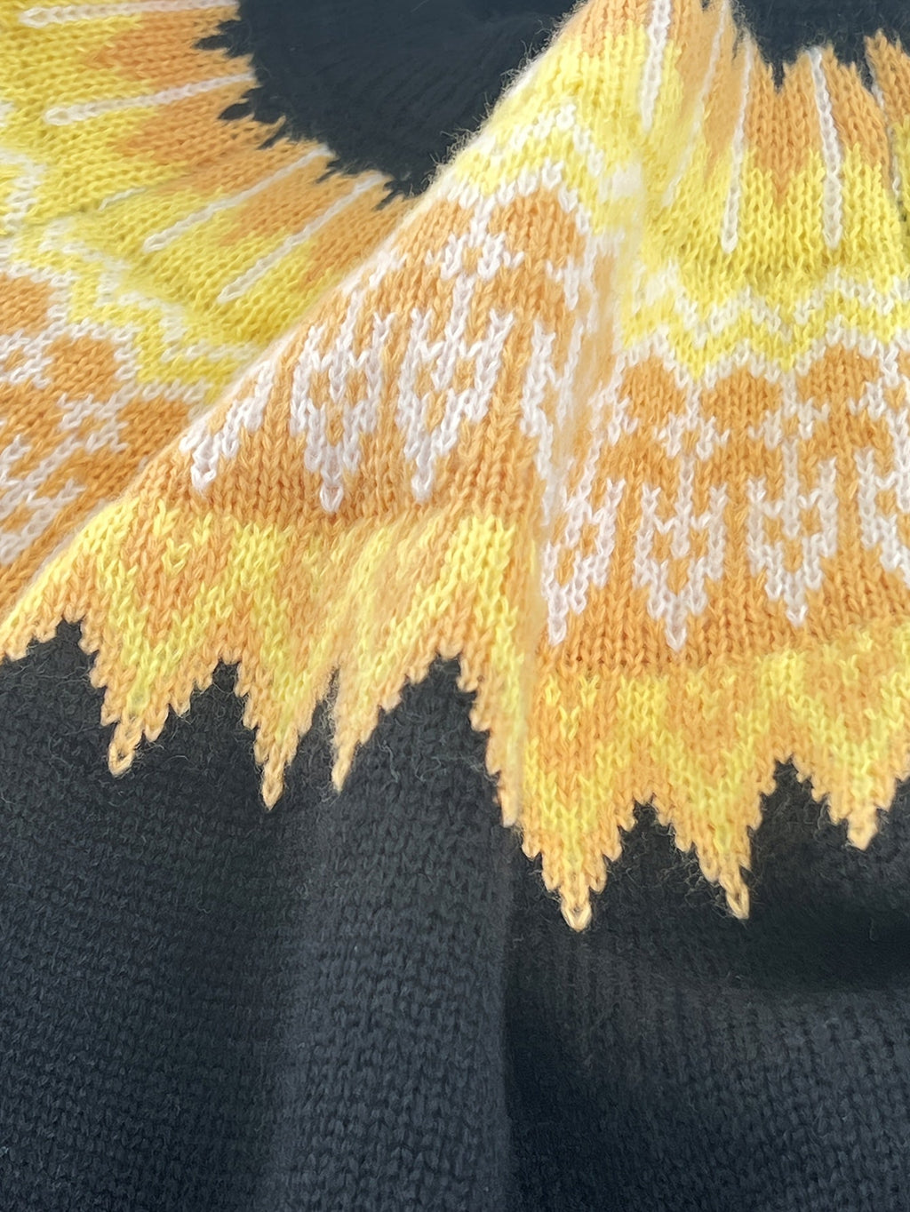 Women's Warm Jacquard Chunky Knit Jumper with Crew Neck
