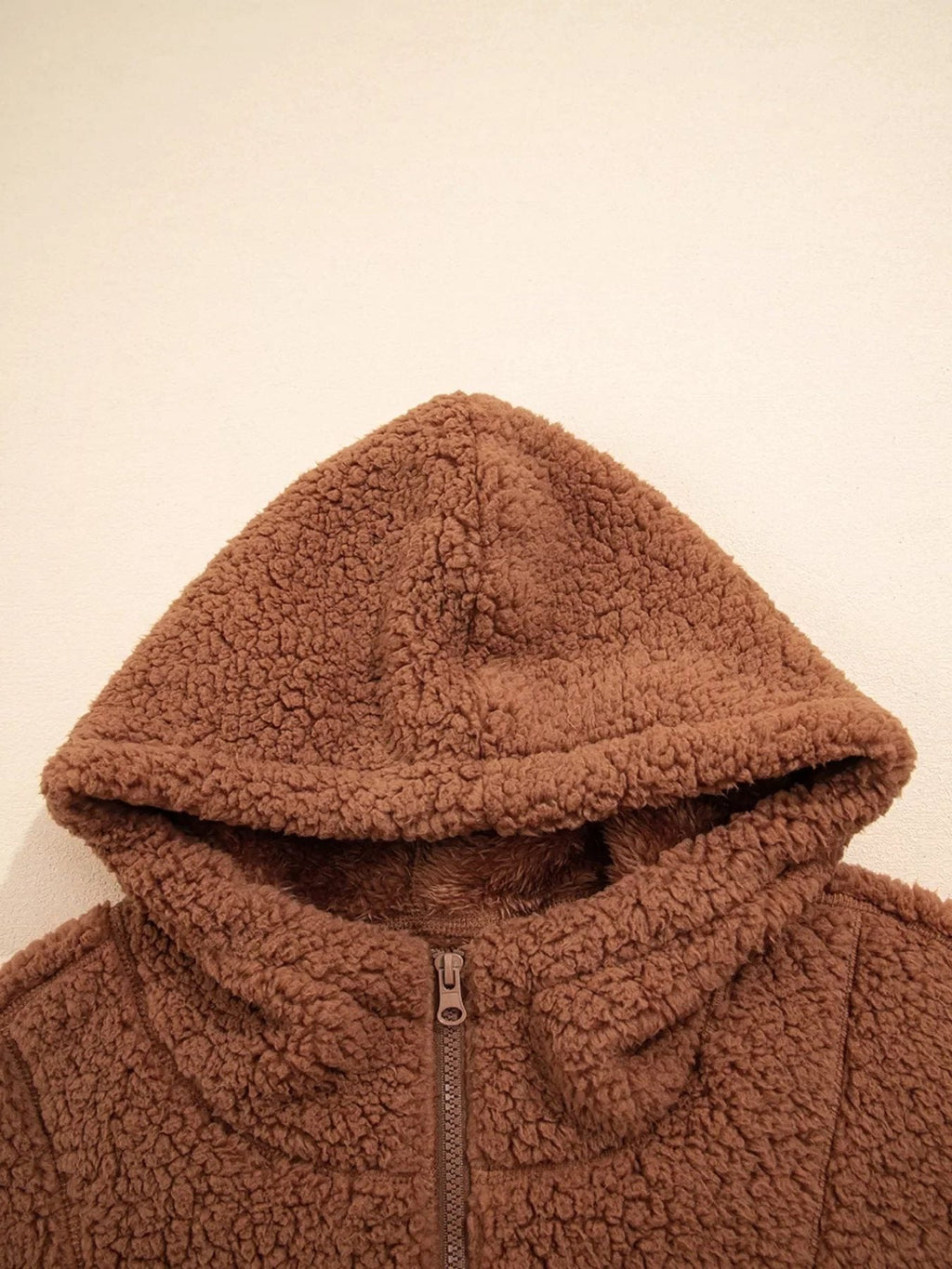 Women's Cosy Oversized Teddy Jacket for Weekends