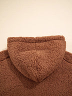 Women's Cosy Oversized Teddy Jacket for Weekends