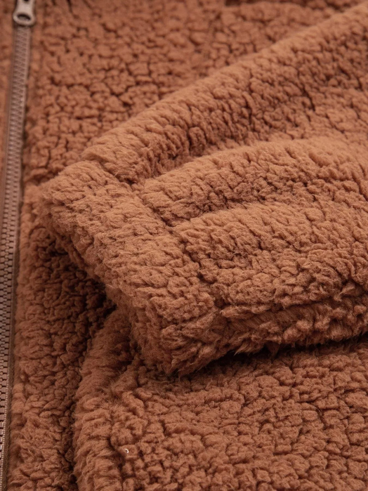 Women's Cosy Oversized Teddy Jacket for Weekends