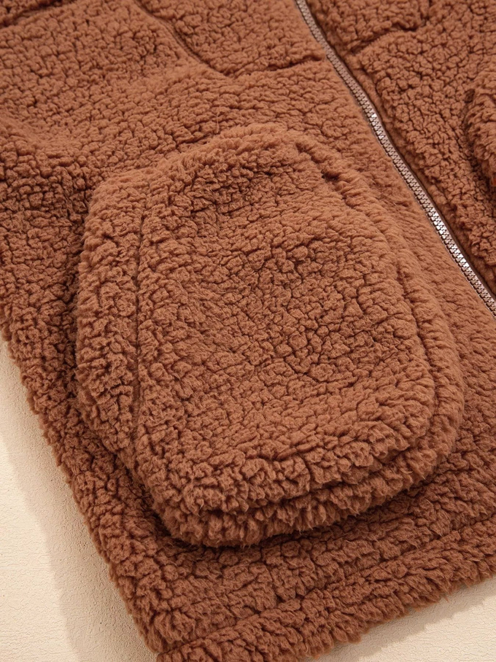 Women's Cosy Oversized Teddy Jacket for Weekends