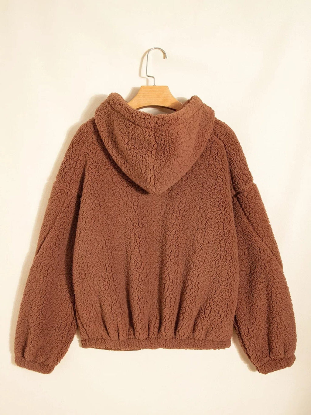 Women's Cosy Oversized Teddy Jacket for Weekends