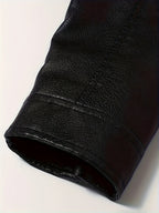 Men's Timeless Zip-Pocket Biker Jacket for Cool Days