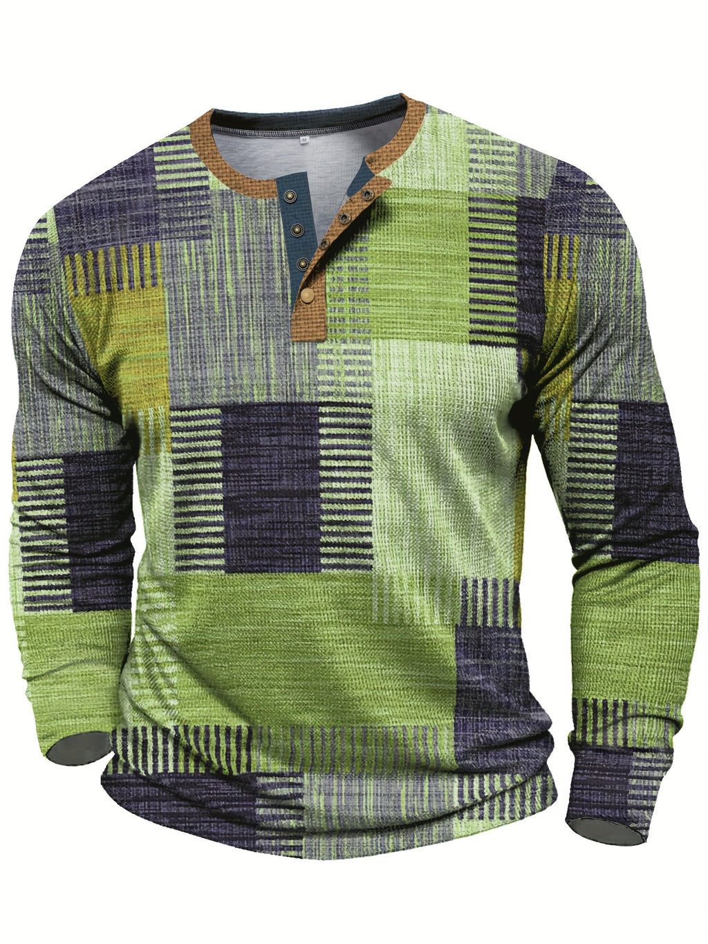 Men's Retro Check Pattern Jumper for Weekends and Evenings