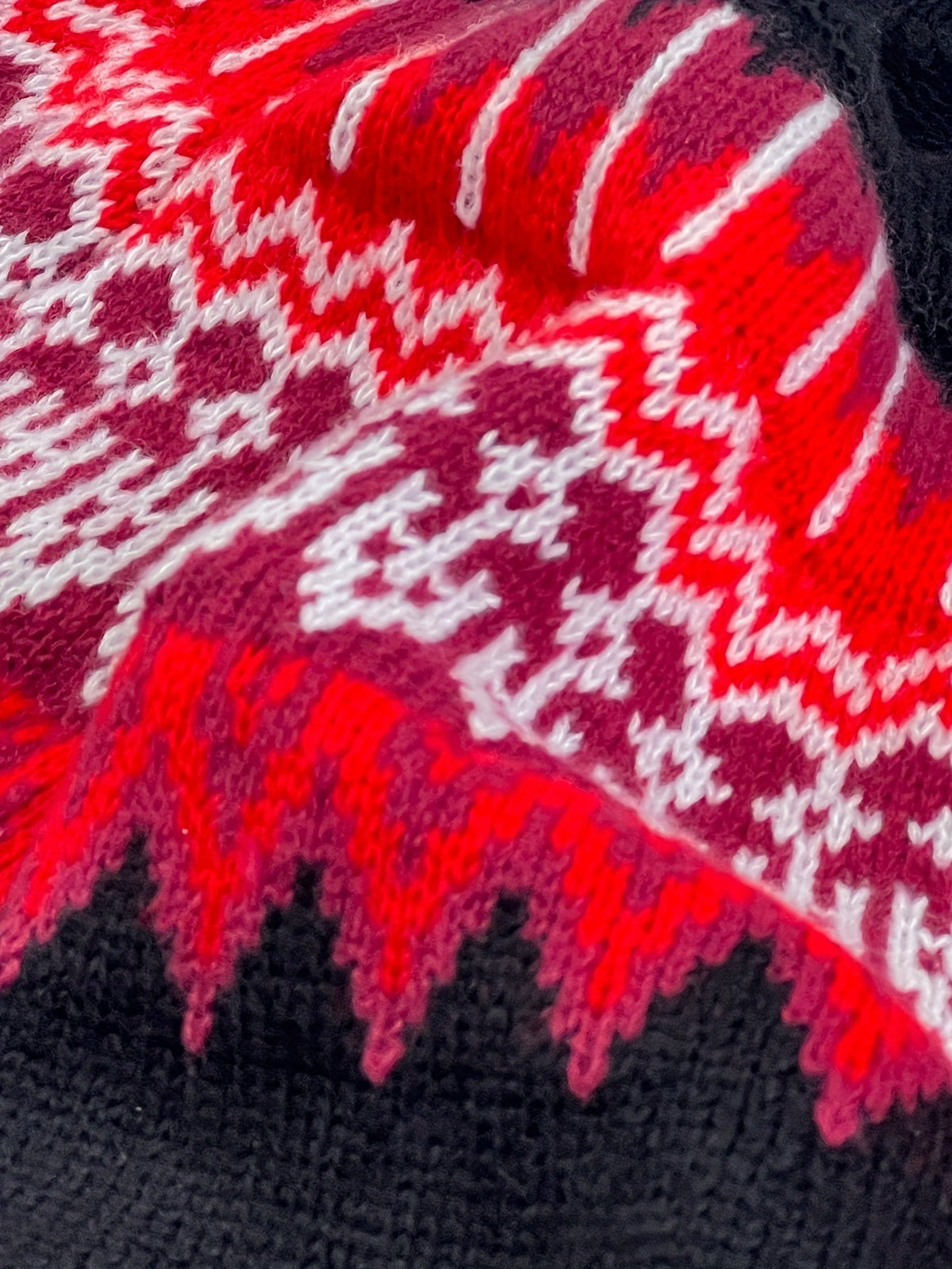 Women's Warm Jacquard Chunky Knit Jumper with Crew Neck