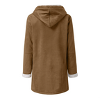 Women's Showerproof Fleece-Lined Duffle Coat with Toggles