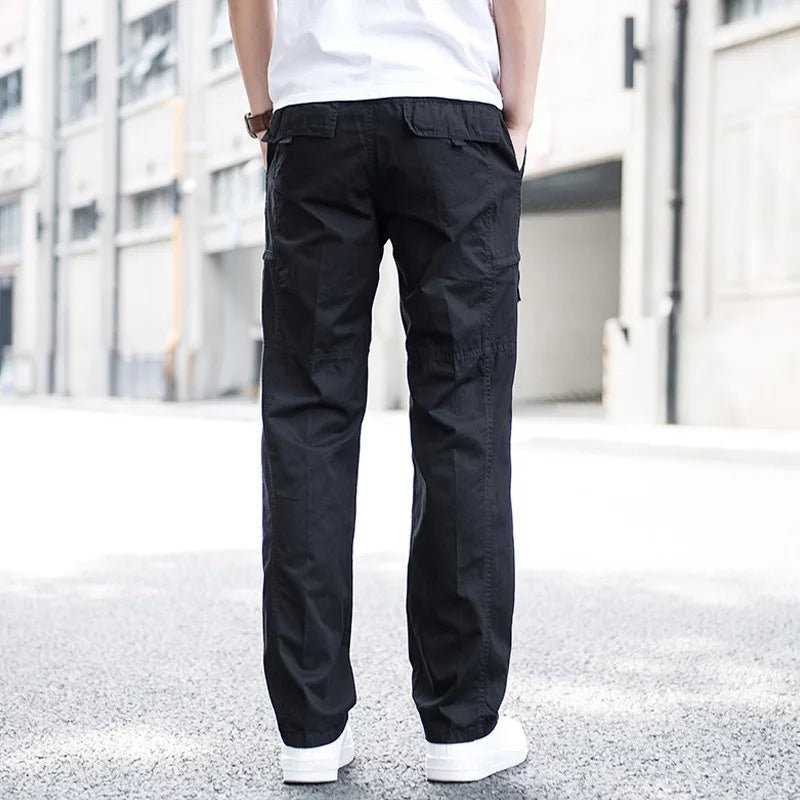 Men's Four-Way Stretch Travel Trousers with Cargo Pockets