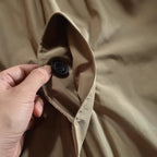 Men's Heritage Rain Mac with Turn-Down Collar and Trench Cut
