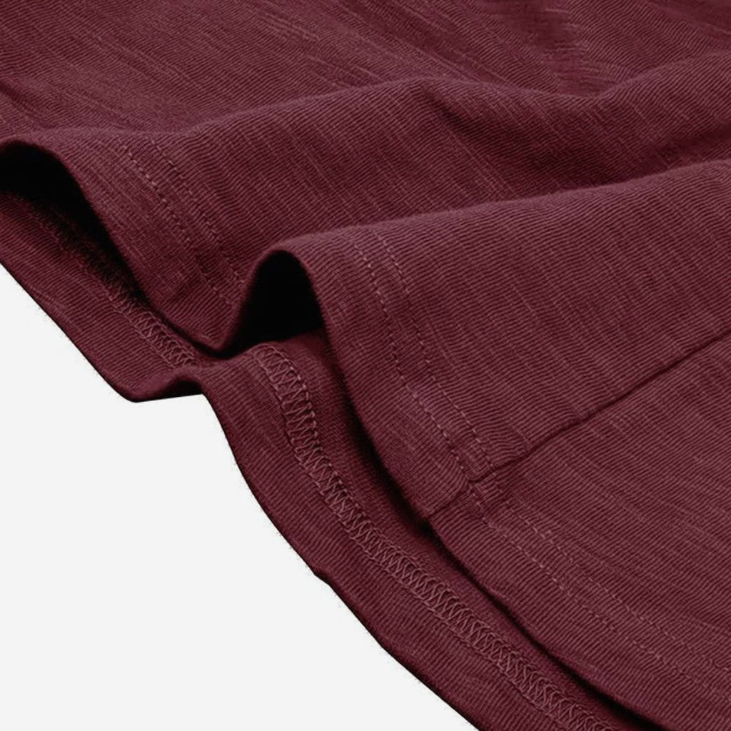 Men's Soft Long-Sleeve Henley T-Shirt in Breathable Fabric