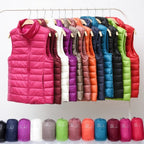 Women's Shower-Resistant Gilet with Refined Hems and Pockets