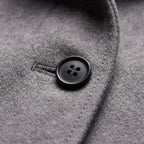 Women's Clean-Line Buttoned Smart Coat with Wool-Look Finish
