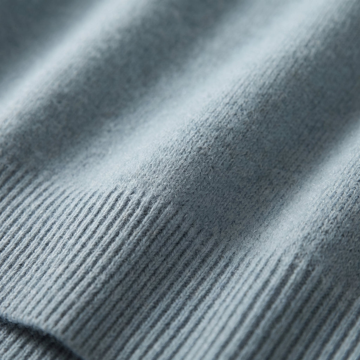 Women's Soft Knit Mock Neck Jumper with Ribbed Edging