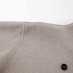 Women's Hip-Length V-Neck Smart Coat with Twin Button Rows