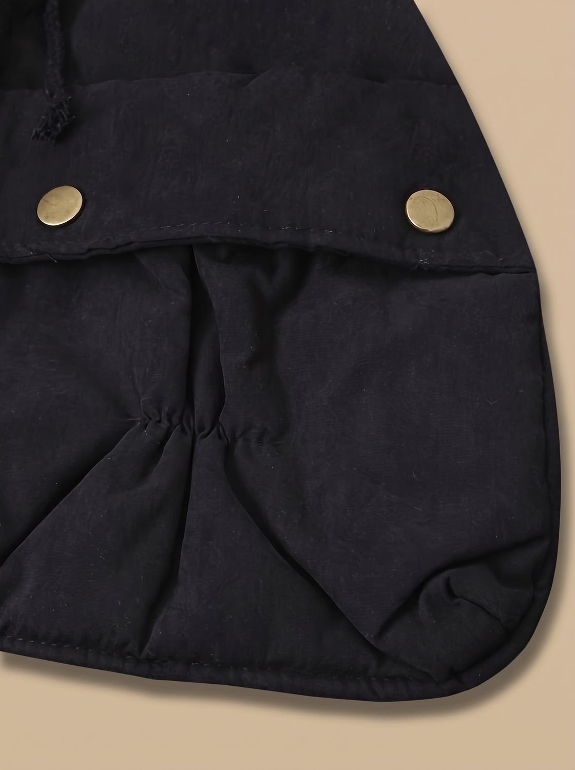 Women's Machine-Washable Insulated Coat with Drawstring Waist