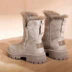 Women's Snow-Ready Deep-Tread Boots with Faux Fur Collar