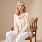 Women's Relaxed Hooded Cardigan for Chilly Mornings at Home