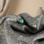 Women's Relaxed-Cut Sequin Above-Knee Dress with Long Sleeves