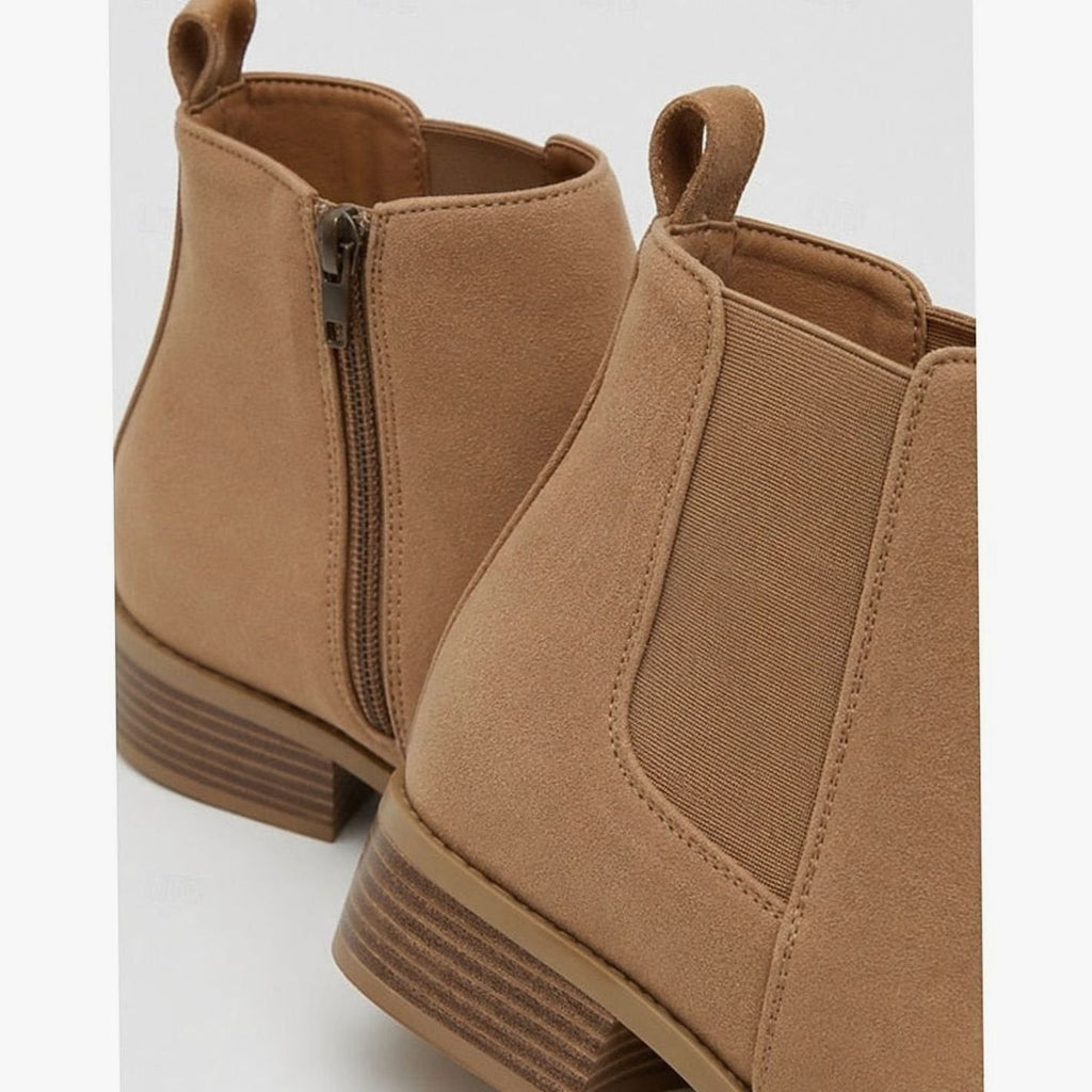 Women's Work-to-Weekend Pointed Suede Boots with Side Zip