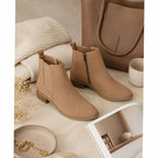 Women's Work-to-Weekend Pointed Suede Boots with Side Zip