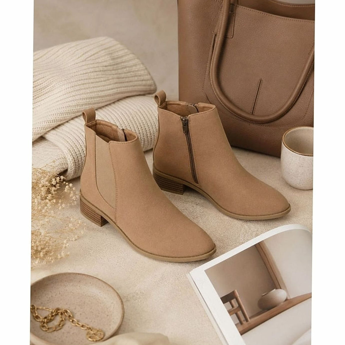 Women's Work-to-Weekend Pointed Suede Boots with Side Zip
