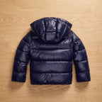 Women's Clean-Quilted Hooded Puffer Jacket in a Straight Cut