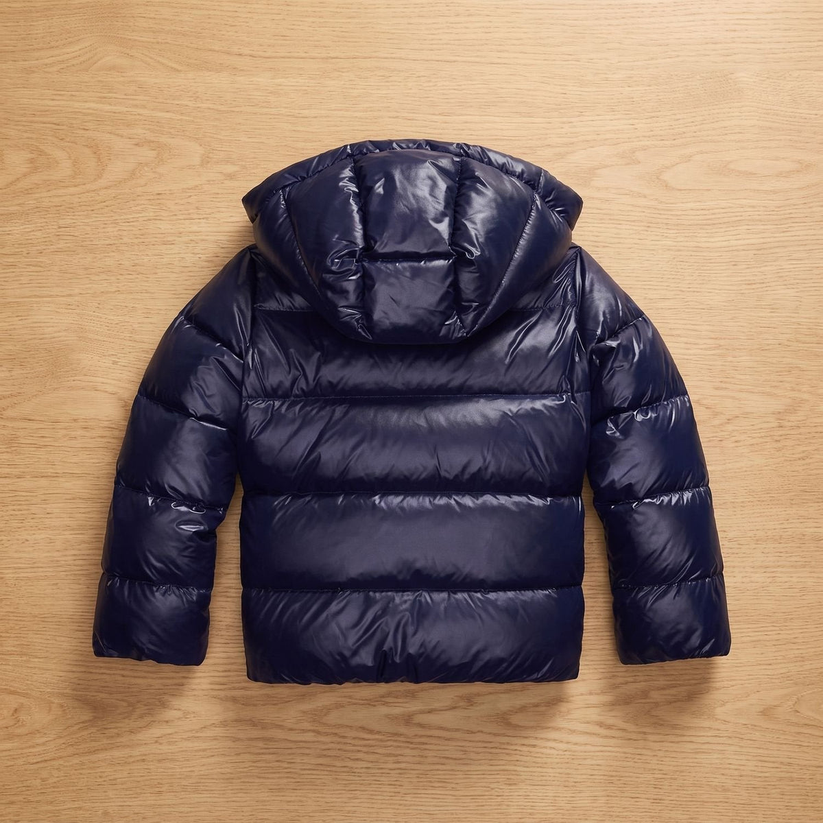 Women's Clean-Quilted Hooded Puffer Jacket in a Straight Cut