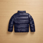 Women's Clean-Quilted Hooded Puffer Jacket in a Straight Cut