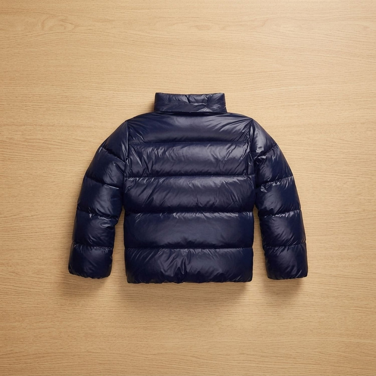 Women's Clean-Quilted Hooded Puffer Jacket in a Straight Cut