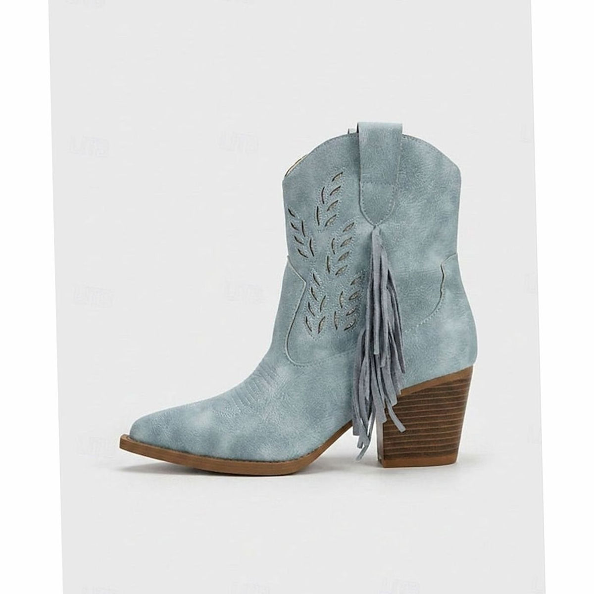 Women's Festival Western Boots with Side Tassel and Pointed Toe