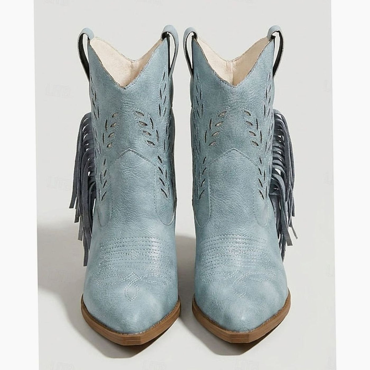 Women's Festival Western Boots with Side Tassel and Pointed Toe